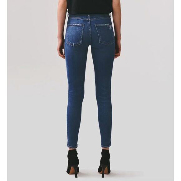 AGOLDE Sophie Mid Rise Ankle Jeans Skinny Leg Comfort Stretch Denim Size 28 - Picture 2 of 13